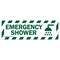 Signmission Emergency Shower 18in Non-Slip Floor Marker, 16" x 16", FD-2-R-16-99849 FD-2-R-16-99849 - alternate 1